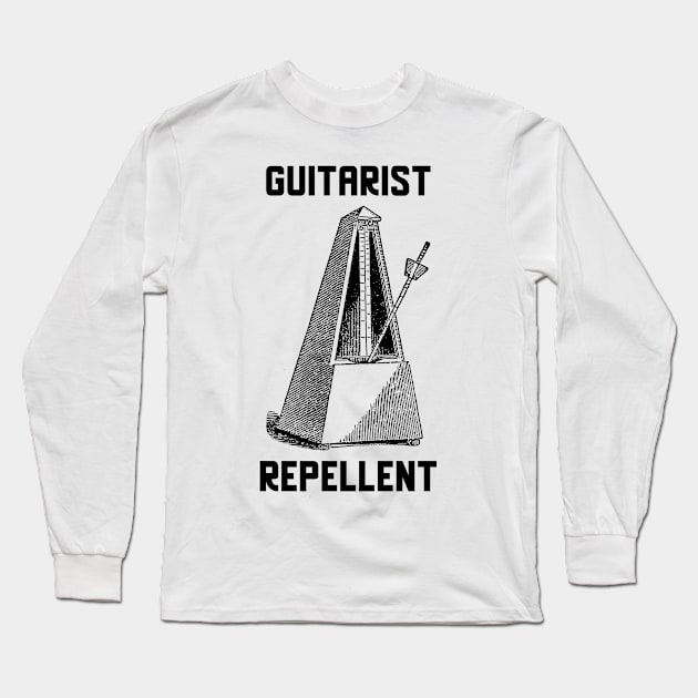 Guitarist Repellent (version 2) Long Sleeve T-Shirt by B Sharp